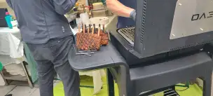Żeberka wegańskie, czyli soja na patyku.