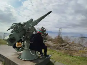 armata przeciwlotniczą Bofors kalibru 76 mm z 1927 roku