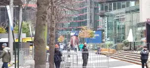 Strefa kibica na Placu Poczdamskim.