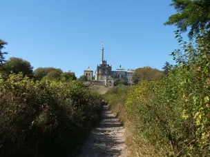 Widok na klasztor od wschodu.