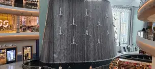 Dubai Mall Waterfall 