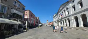 Corso del Popolo - główna lądowa arteria Chiogii